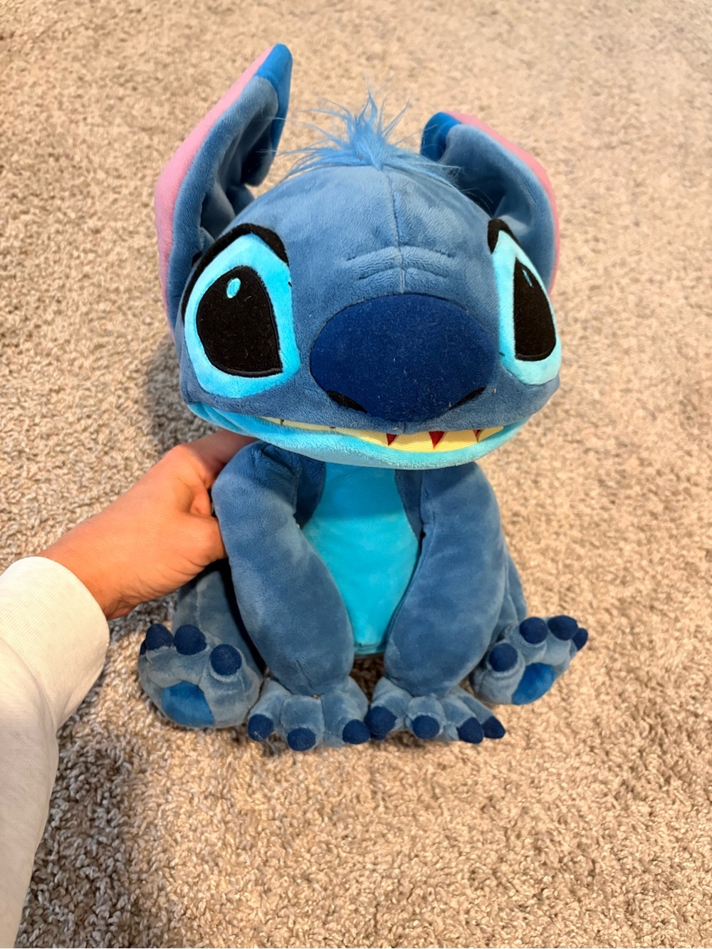 Disney Blue Stitch Plush Toy - Kids Soft Stuffed Character lilo and stitch